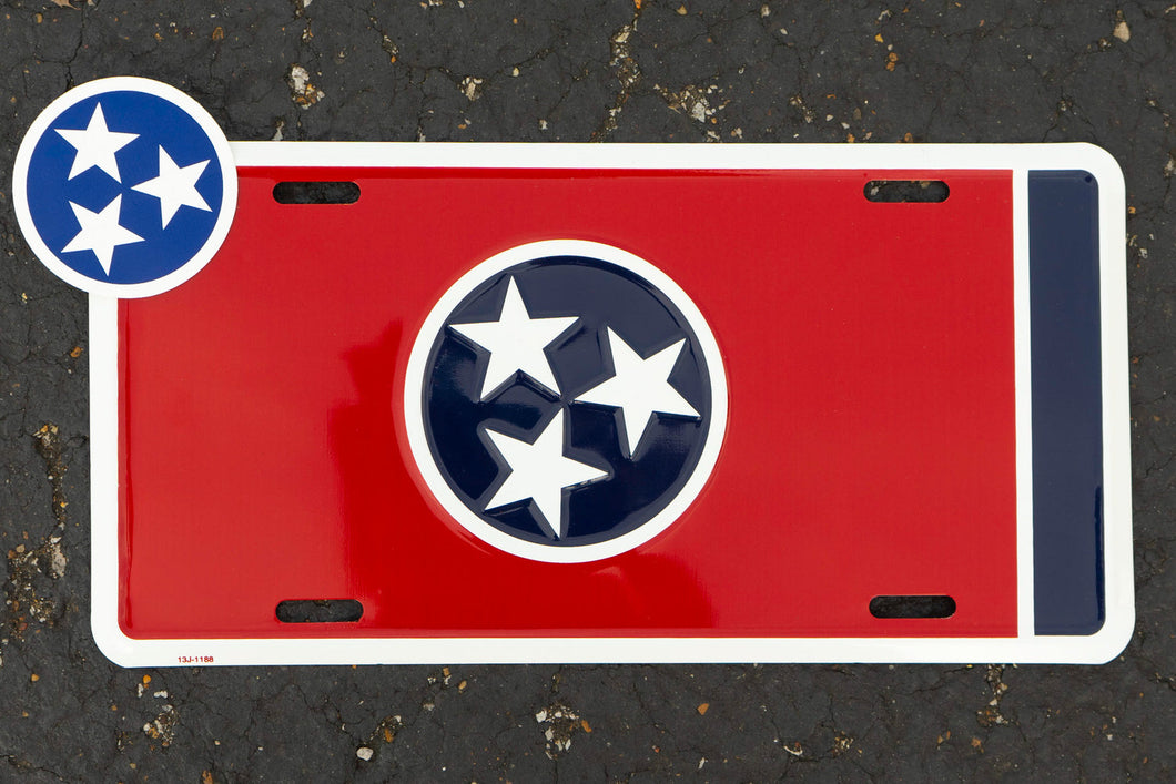 Volunteer Traditions- TN Flag License Plate