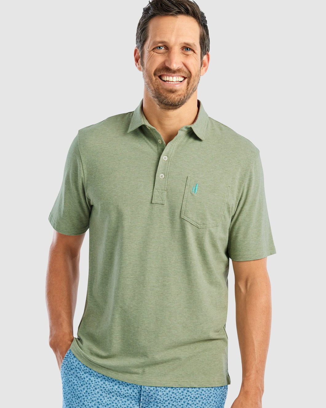 Johnnie-O | Heathered Original Polo