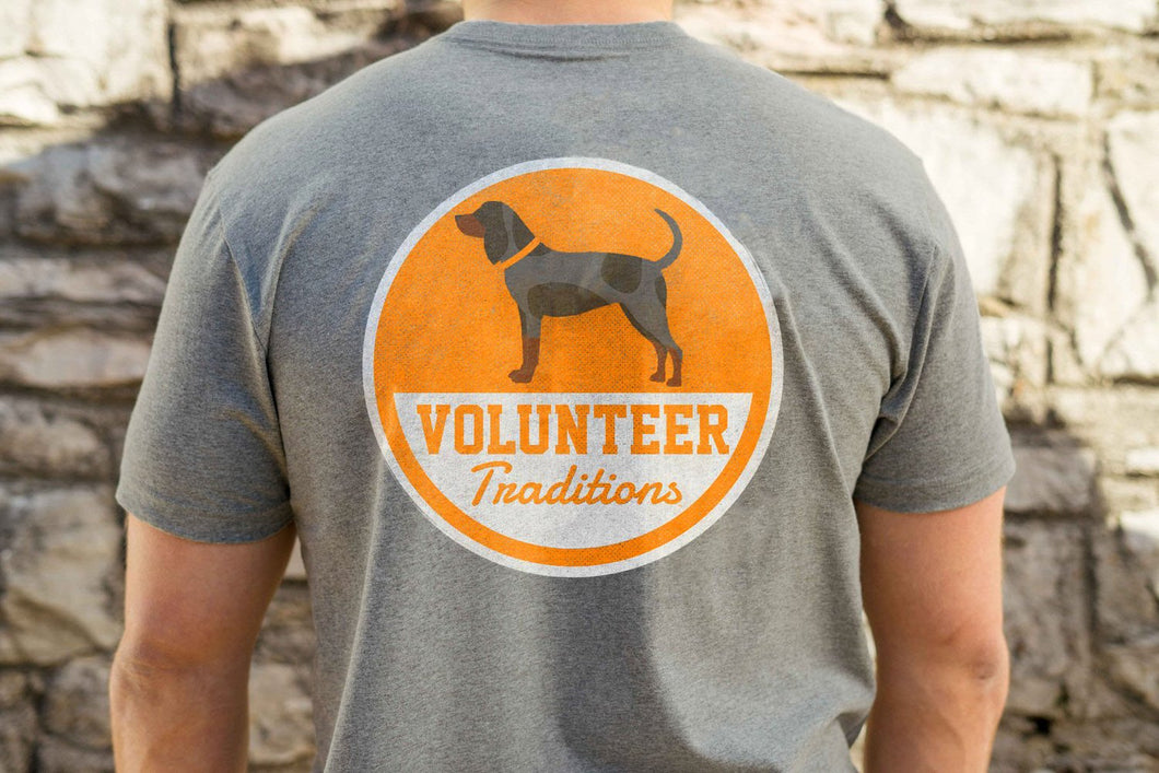 Volunteer Traditions- Bluetick Patch Pocket Tee