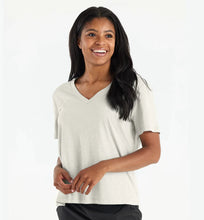 Load image into Gallery viewer, Free Fly-Women&#39;s Heritage V-Neck Tee
