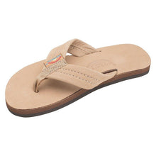 Load image into Gallery viewer, Rainbow-Youth-Leather Flip Flop
