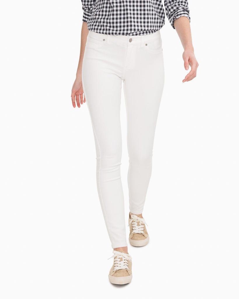 Southern Tide-Women's White Resort Jean