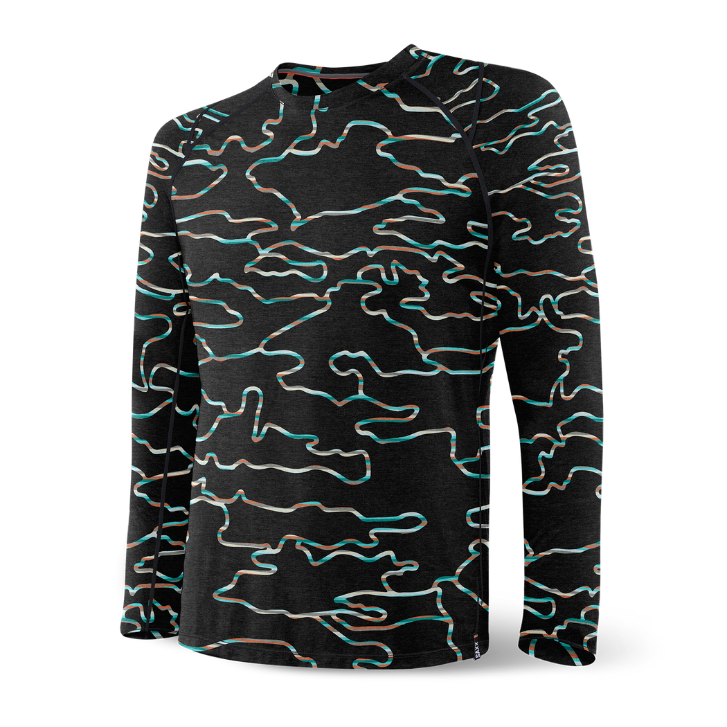 Saxx-Men's-Roast Master Long Sleeve Base Layer-Camo
