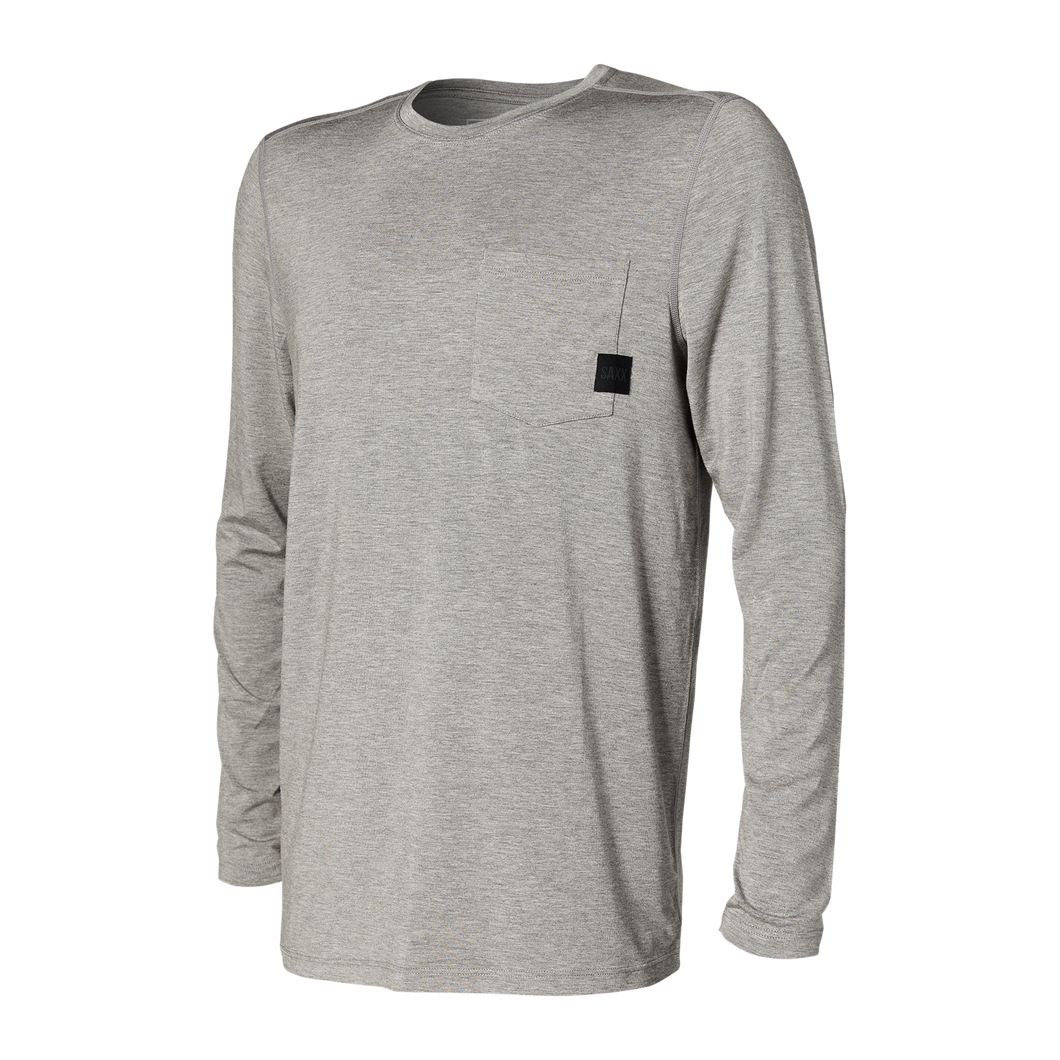 Saxx-Men's-Sleepwalker Long Sleeve Pocket Tee