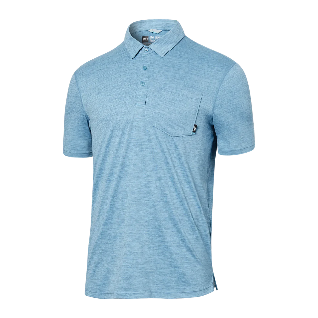 Saxx-Men's-Droptemp Cooling Polo-Blue